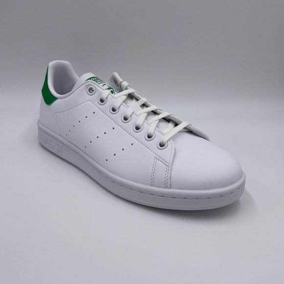 adidas Stan Smith White / Green Womens Shoes - Picture 7 of 8
